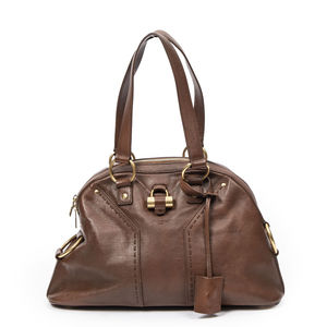 Yves Saint Laurent Chocolate Brown Shoulder Bag